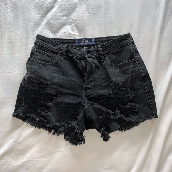 Hollister High-Rise Denim Mom Shorts - Picture 1 of 4